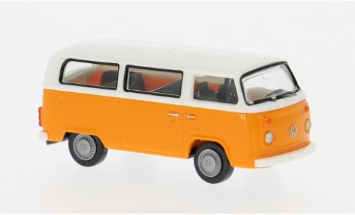 Coche miniatura Volkswagen T2 1/87 Wiking b Bus naranja/beige 1972 1:87 Volkswagen T2 1/87 Wiking b Bus naranja/beige 1972 1:87 coche miniatura