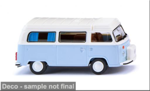 Coche miniatura Volkswagen T2 1/87 Wiking b Campingbus blau/weiss 1972 1:87 Volkswagen T2 1/87 Wiking b Campingbus blau/weiss 1972 1:87 coche miniatura