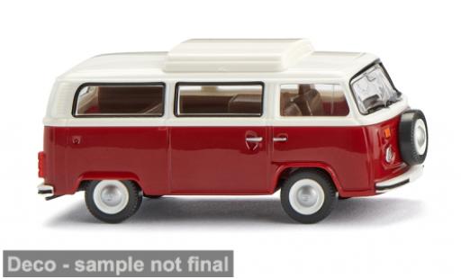 Coche miniatura Volkswagen T2 1/87 Wiking b Campingbus rojo/weiss 1972 1:87 Volkswagen T2 1/87 Wiking b Campingbus rojo/weiss 1972 1:87 coche miniatura