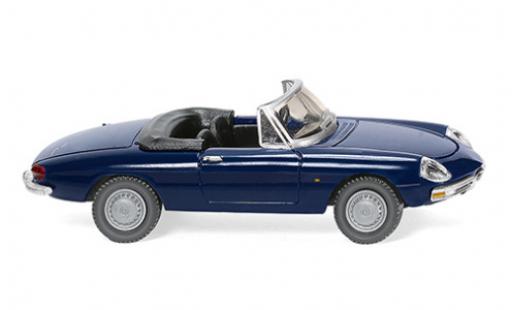 Coche miniatura Alfa Romeo Spider 1/87 Wiking azul foncé Alfa Romeo Spider 1/87 Wiking azul foncé coche miniatura