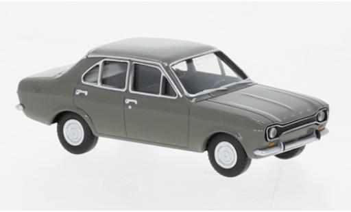 Coche miniatura Ford Escort 1/87 Wiking MK I gris 1968 Ford Escort 1/87 Wiking MK I gris 1968 coche miniatura