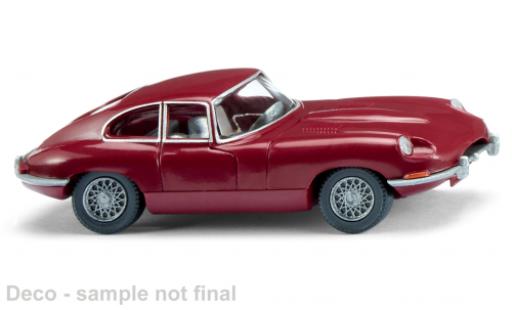 Coche miniatura Jaguar E-Type 1/87 Wiking rouge foncé Jaguar E-Type 1/87 Wiking rouge foncé coche miniatura