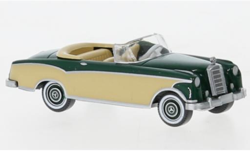 Coche miniatura Mercedes 220 1/87 Wiking S cabriolet verde foncé/beige 1958 Mercedes 220 1/87 Wiking S cabriolet verde foncé/beige 1958 coche miniatura