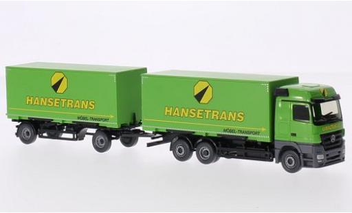 Coche miniatura Mercedes Actros 1/87 Wiking Hansetrans Mercedes Actros 1/87 Wiking Hansetrans coche miniatura