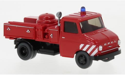 Coche miniatura Opel Blitz 1/87 Wiking pompiers 1960 Opel Blitz 1/87 Wiking pompiers 1960 coche miniatura