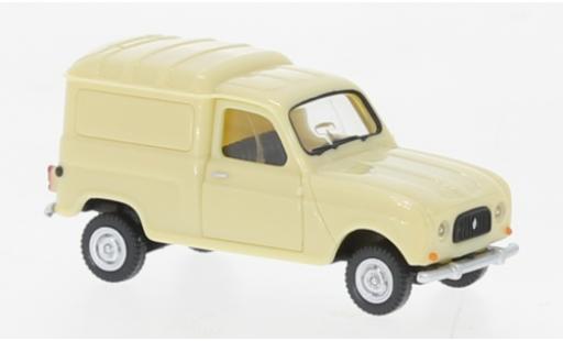 Renault 4 1/87 Wiking fourgon beige 1961 coche miniatura