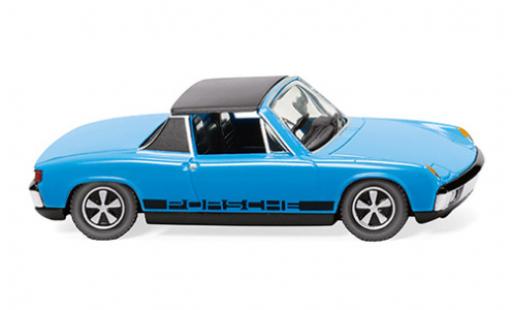 Porsche 914 1/87 Wiking Volkswagen azul clair 1969 coche miniatura