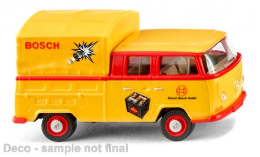 Coche miniatura Volkswagen T2 1/87 Wiking cabine double Bosch Volkswagen T2 1/87 Wiking cabine double Bosch coche miniatura